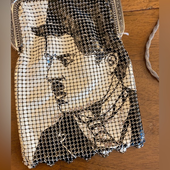 COMING SOON!! Rare Vintage Whiting & Davis Charlie Chaplin Mesh Bag 🎩 - Picture 6 of 16